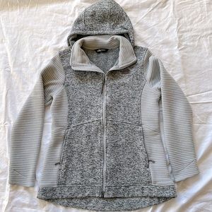 The North Face Full Zip hooded fleece jacket